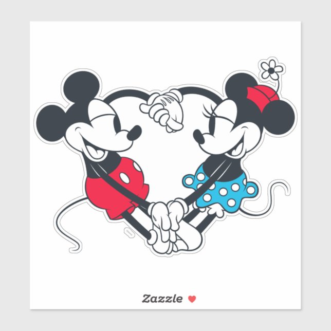 Sticker Mickey & Minnie | Objectifs de relation (Feuille)