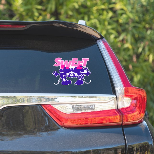 Sticker Mickey & Minnie Souris| Sweet! Saint-Valentin (Côté voiture)