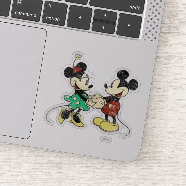 Sticker Mickey & Minnie | VINTAGE (Détail)