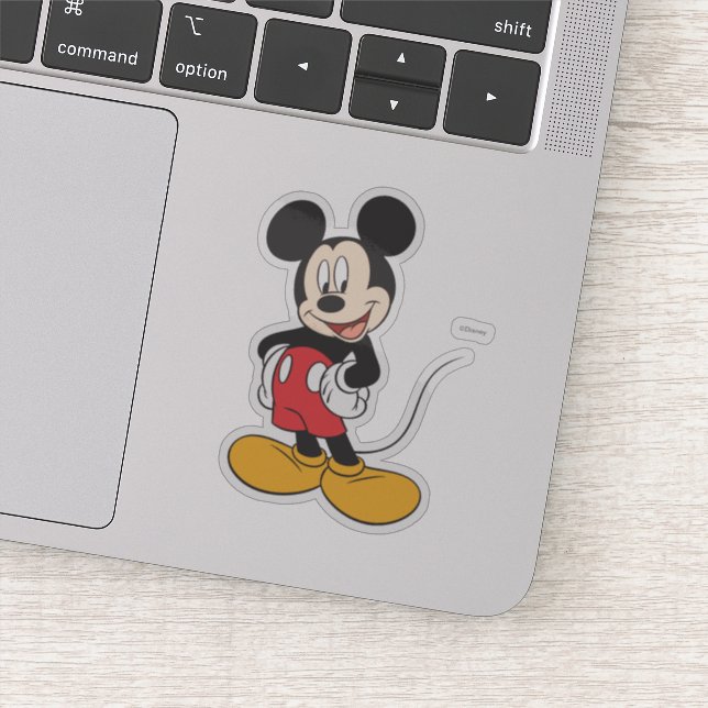 Sticker Mickey moderne | Mains latérales sur les hanches (Détail)