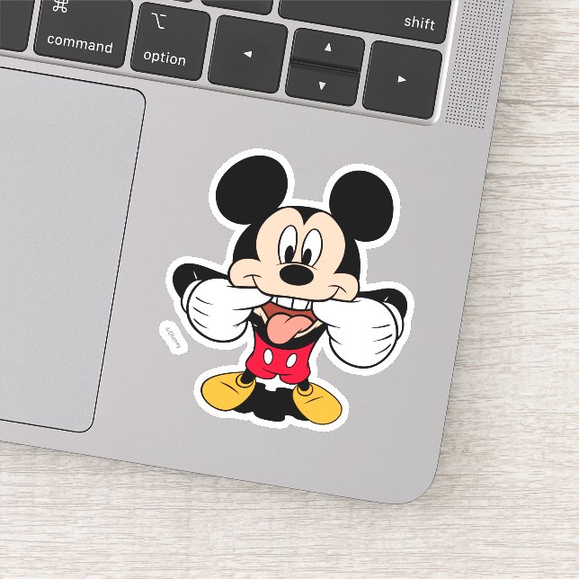 Sticker Mickey moderne | Sticking Out Tongue (Détail)