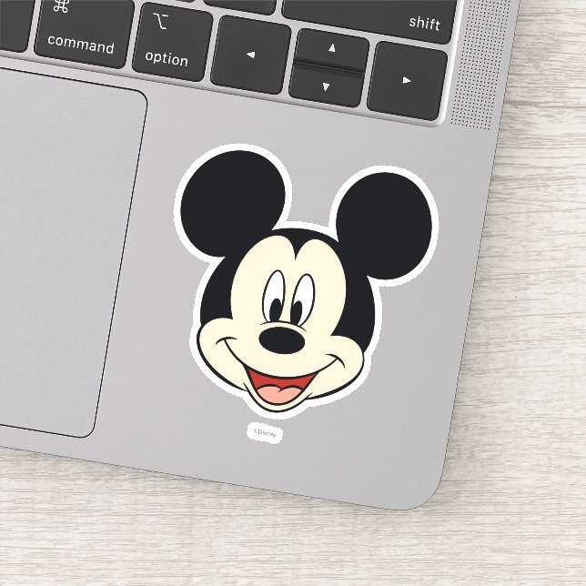 Sticker Mickey moderne | Tête souriante (Détail)