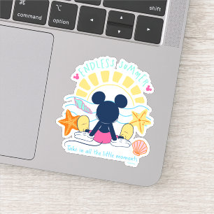 Sticker Mickey Mouse Été Sans Fin
