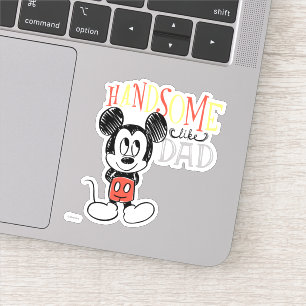 Sticker Mickey Mouse   Handsom Like Papa