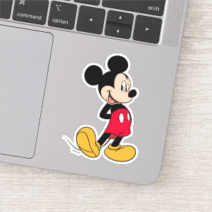 Sticker Mickey Mouse Mains Derrière Le Dos