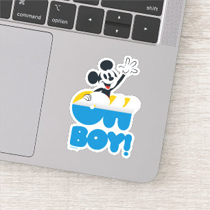 Sticker Mickey Mouse Oh Boy! Décollez