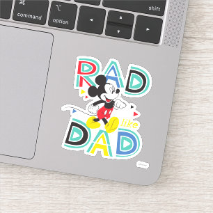 Sticker Mickey Mouse   Rad Like Papa