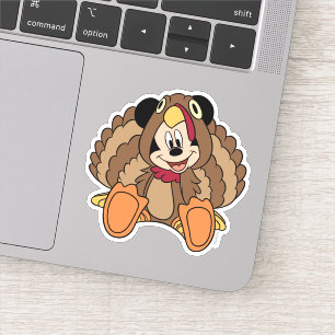 Sticker Mickey Mouse Thankesgiving Turquie