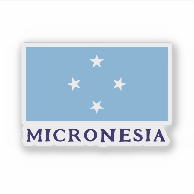 Sticker Micronésie (Devant)
