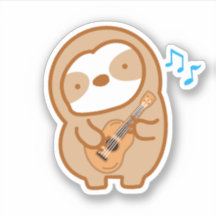 Mignon paresseux ukulele 