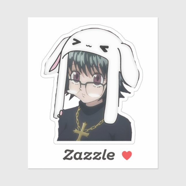Sticker mignon Shizuku Murazaki chasseur x chasseur anime (Feuille)