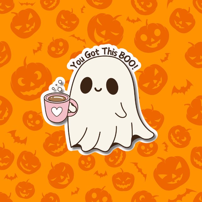 Sticker Mignonne, Tu As Ce Boo ! Coupe Halloween Ghost (Créateur téléchargé)