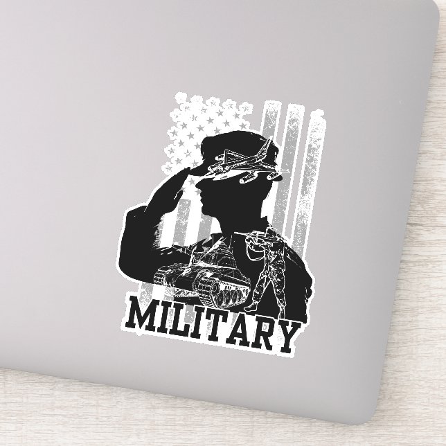 Sticker Militaire (Détail)