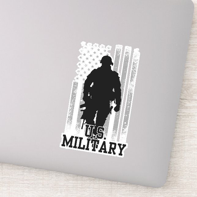 Sticker Militaire américain (Détail)