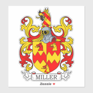 Sticker Miller Family Crest