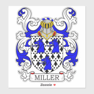 Sticker Miller Family Crest