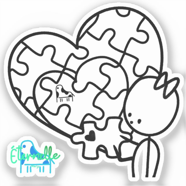 Sticker Million Piece Jigsaw (Recto)