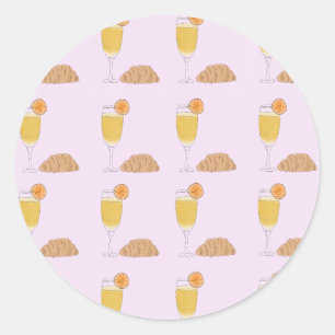 Sticker Mimosa et Brunch
