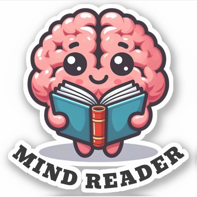Sticker Mind Reader amusant jeu (Devant)