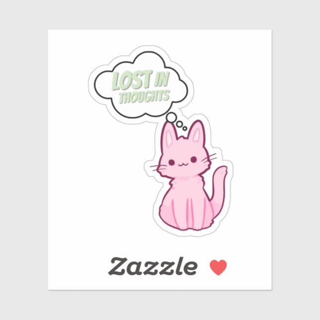 Sticker minimal et Moody (Feuille)