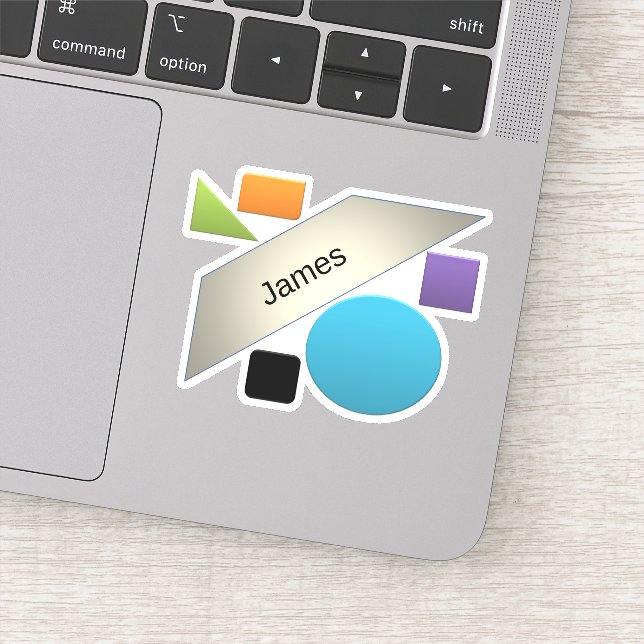 Sticker Minimalisme d'art Abstrait géométrique Concevez vo (Détail)