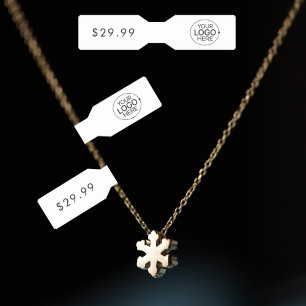 Sticker Minimaliste Ajouter votre logo Bijoux balise Barbe