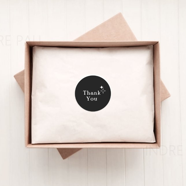 Sticker minimaliste Merci d'entreprise (Créateur téléchargé)