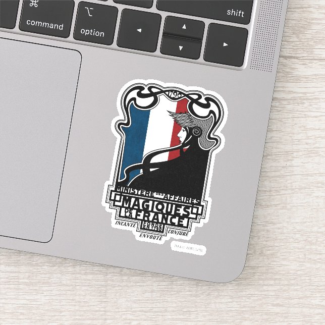 Sticker Ministère des affaires Magiques de la France (Détail)