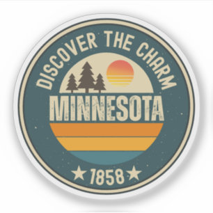 Sticker Minnesota Nice - MN State Gift