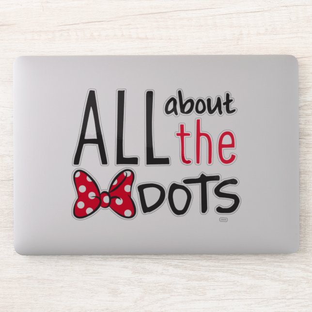 Sticker Minnie branchée | Tout Sur Les Points (Ordinateur)