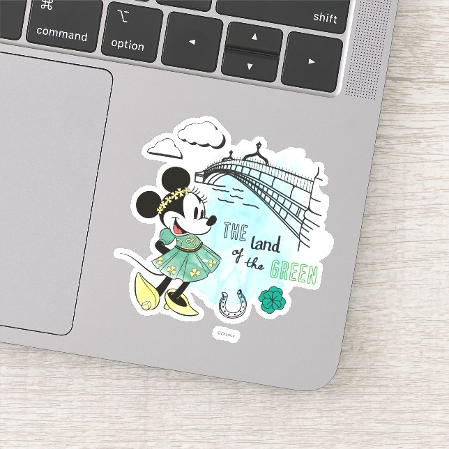 Sticker Minnie| La Saint-Patrick - Pays du Gre (Détail)