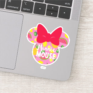 Sticker Minnie  Logo Minnie Tropical 3