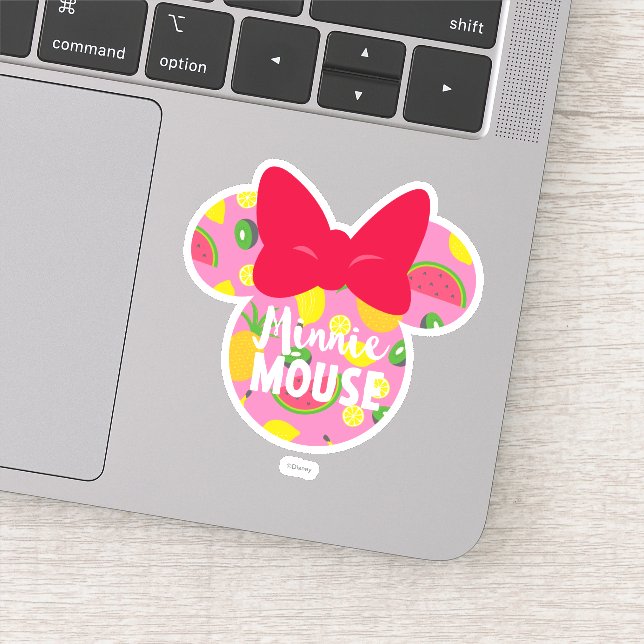 Sticker Minnie| Logo Minnie Tropical 3 (Détail)