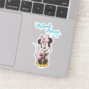 Sticker Minnie Mouse joueuse Rêverie à pois
