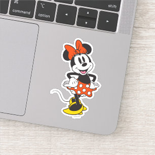 Sticker Minnie Mouse Pose Classique les Mains sur les Hanc