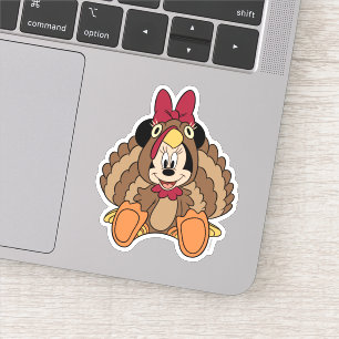 Sticker Minnie Souris Thanksgiving Turquie