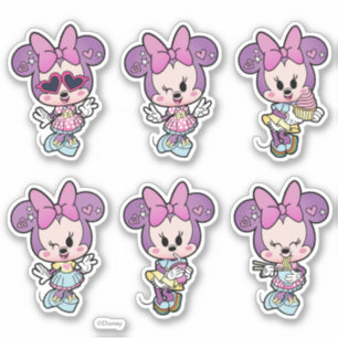 Sticker Minnie Souris Trop Mignonne Pour La Tendance De L'