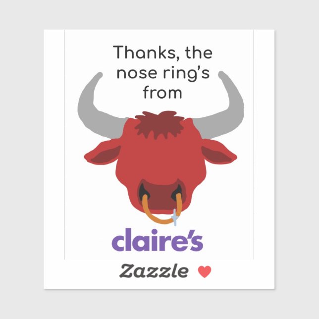 Sticker Minotaure (Feuille)