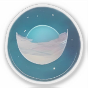 Sticker Mirage lunaire