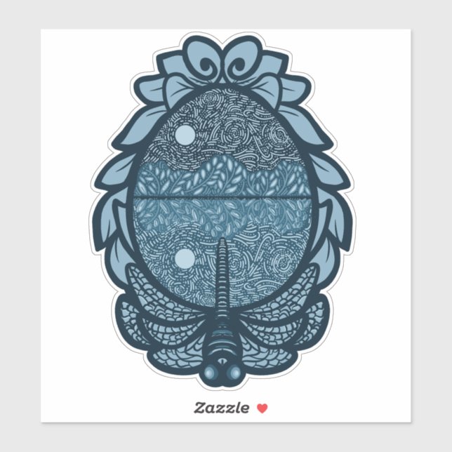 Sticker Mirror Lake (Feuille)