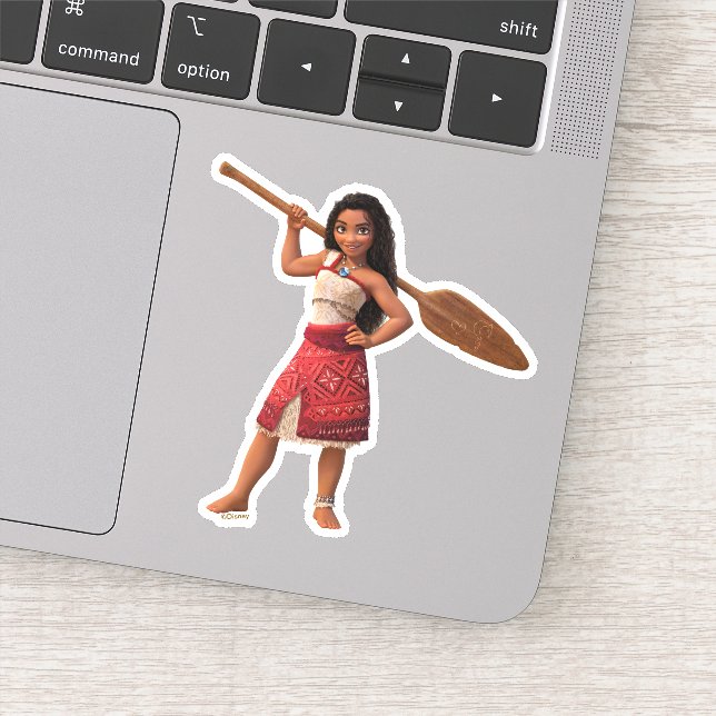 Sticker Moana est née au voyage (Détail)