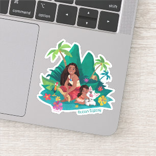 Sticker Moana et Simea Ocean Sisters
