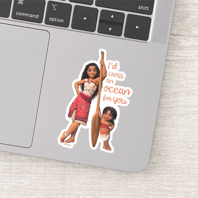 Sticker Moana & Simea : Je traverserais un océan pour vous (Détail)