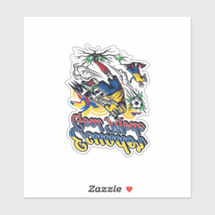 Sticker Mode de but Équateur Skeleton Striker Nations Dyna