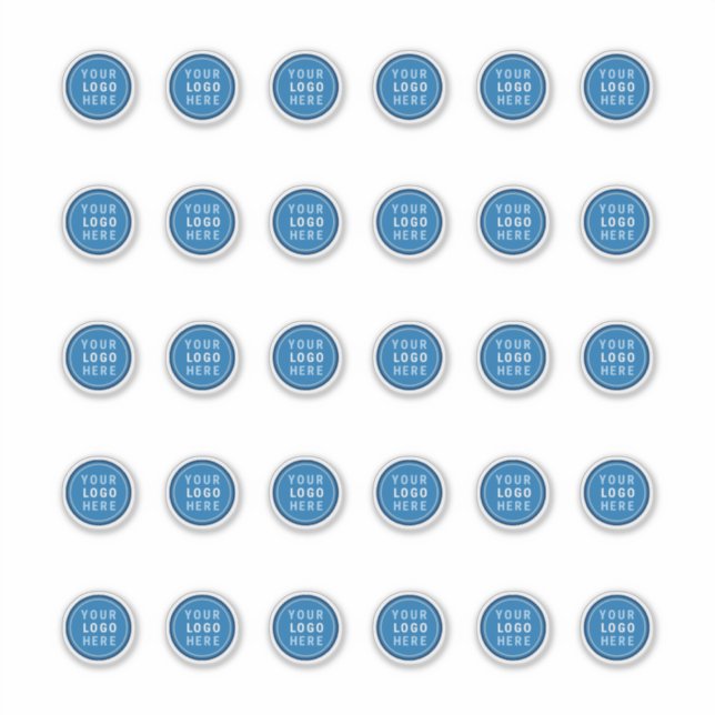 Sticker Modèle d'autocollant vinyle avec logo d'entreprise (Devant)