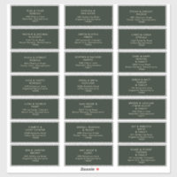 Modern Minimalist Dark Green Yellow Adresse d'hôte