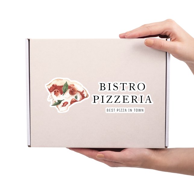 Sticker Moderne Meilleure pizza dans la ville professionne (Créateur téléchargé)
