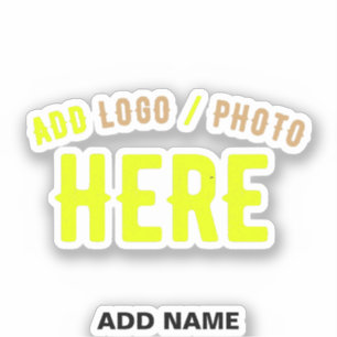 STICKER MODERNE MODERNE PERSONNALISABLE CLAIR VÉRIFIÉ