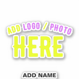 STICKER MODERNE MODERNE PERSONNALISABLE CLAIR VÉRIFIÉ