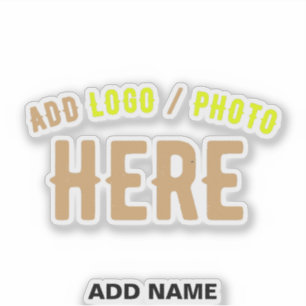 STICKER MODERNE MODERNE PERSONNALISABLE CLAIR VÉRIFIÉ